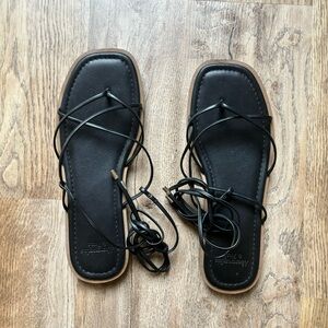 Abercrombie lace up sandals